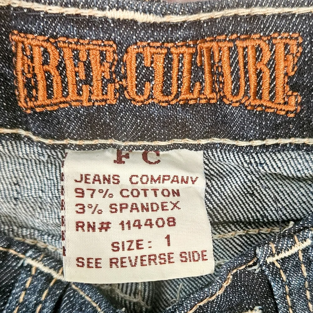 Free Culture NWT Size 1 Low Rise Dark Wash Skinny Jeans - Picture 6 of 7